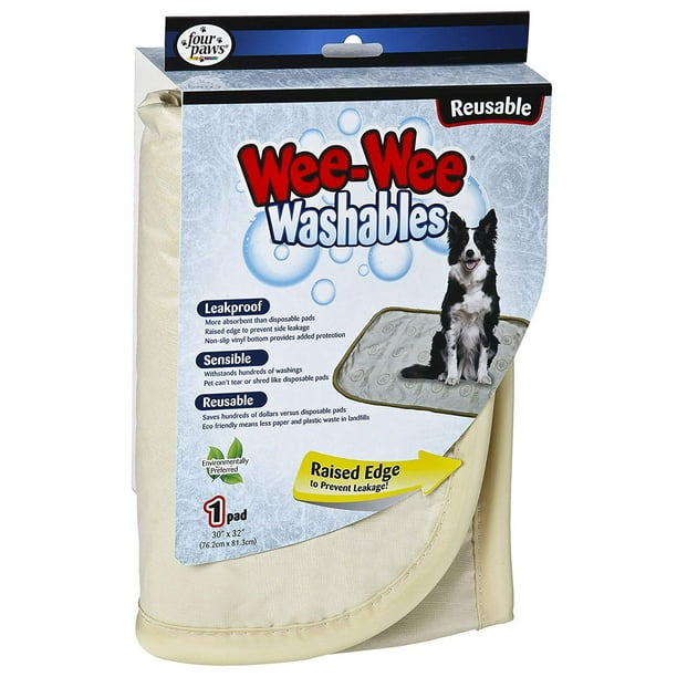 Four Paws WeeWee Washable Puppy Pad 24 Count 30 X 32 Inches Walmart