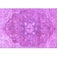 thumbnail image 1 of Ahgly Company Indoor Rectangle Medallion Purple Traditional Area Rugs, 2' x 3', 1 of 4
