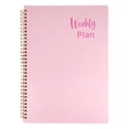 thumbnail image 1 of Planner Undated, to Do List Notebook with Schedule Calendars Meal, Spiral Appointment Organizers Pocket Notebook Cute Journal Diary Note Book Womens Journals for Writing Classroom Supplies, Pink, 1 of 8