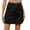 Black, variant on APEXFWDT Women's Mini Denim Skirt Low Waist Button Bodycon Cargo Denim Skirt with Pocket Casual Fashion Short Jean Skirts