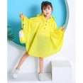 thumbnail image 3 of Children's Rain Cape Raincoat Rain Poncho Rain Jacket with Hood Waterproof Rain Cape for Boys and Girls 1-12 Years Old, 3 of 5