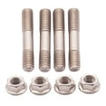thumbnail image 4 of 4 Pcs Écrou de Remplacement Double Extrémité pour Collecteur d'Échappement en Acier Inoxydable T25, 4 of 8