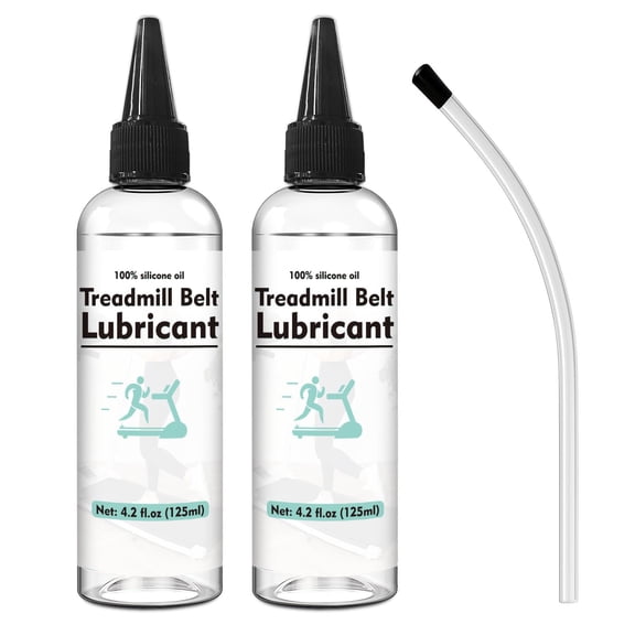 Treadmill Lubricant for Belt, Silicone Treadmill Oil Belt,4.2 fl oz,2-Pack