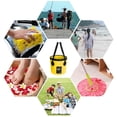 thumbnail image 4 of Redempat Water Bucket Foldable PVC Waterproof Carrier Wash Basin Camp Boating Car Washing Reusable Container Accessories Yellow 12L, 4 of 6