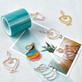 thumbnail image 7 of 32pcs Perfume Bottle Open Bezel Charms Blank Resin Pendants with Seamless Tape, 7 of 7