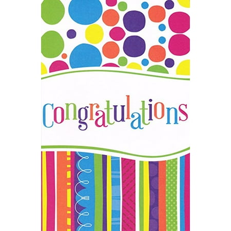 5 Pack Greeting Cards - Congratulations Greeting Cards for Business or Personal Use Bulk 12 Pack