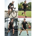 thumbnail image 4 of QUALICOS Camisetas de Compresión de Manga Corta para Hombre Capa Base de Ciclismo sin Mangas Jersey de Ciclismo Tops Atléticos Camiseta Interior para Entrenamiento, 4 of 6
