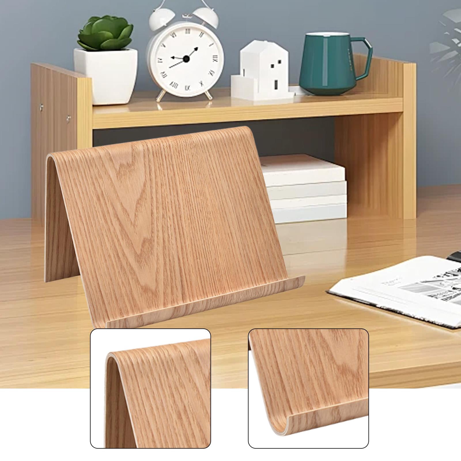 Phone Stand Dock Laptop Holder Mount Crafted from Wood for Desk Reading Suitable for Men Women