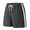 Gray, variant on Dagugfen Athletic Shorts for Men Drawstring Loose Solid color lightweight Workout Shorts Zipper Pockets