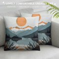 thumbnail image 3 of Pratyus Mountain Lake Trees Square Pillow Cover Case for Cushions Sofa Bed Outdoor Decoration 1PC 24x24in, 3 of 5