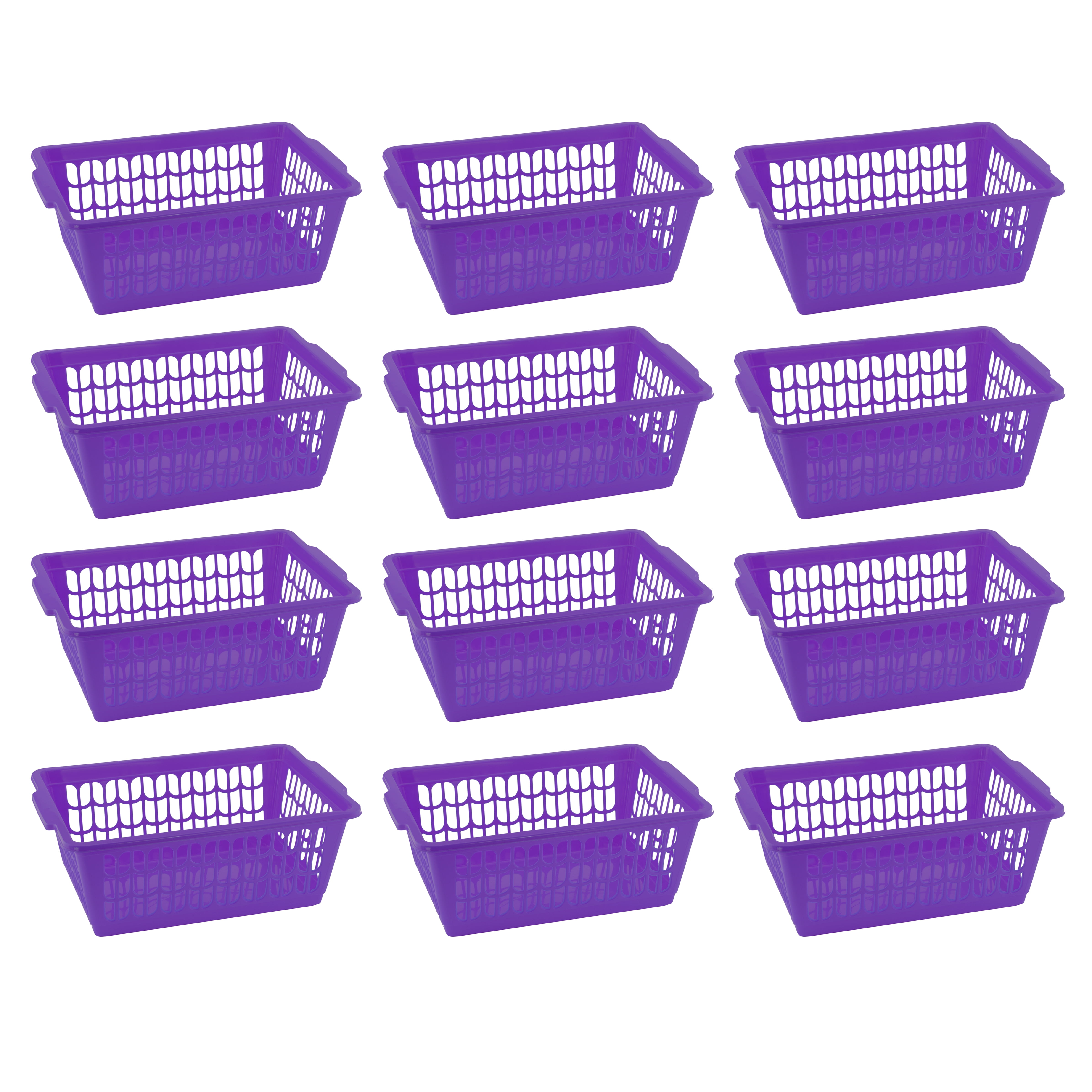 YBM Home Small Plastic Storage Basket for Organizing Kitchen Pantry