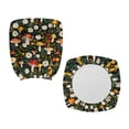 thumbnail image 7 of ZUXONGSY Mushroom Flower Office Chair Cover 2 Packs Mid Back Chair Covers Skin Friendly High Back Computer Chair Cover Easy to Install Furniture Protector Home Furnishing Decoration, 7 of 7