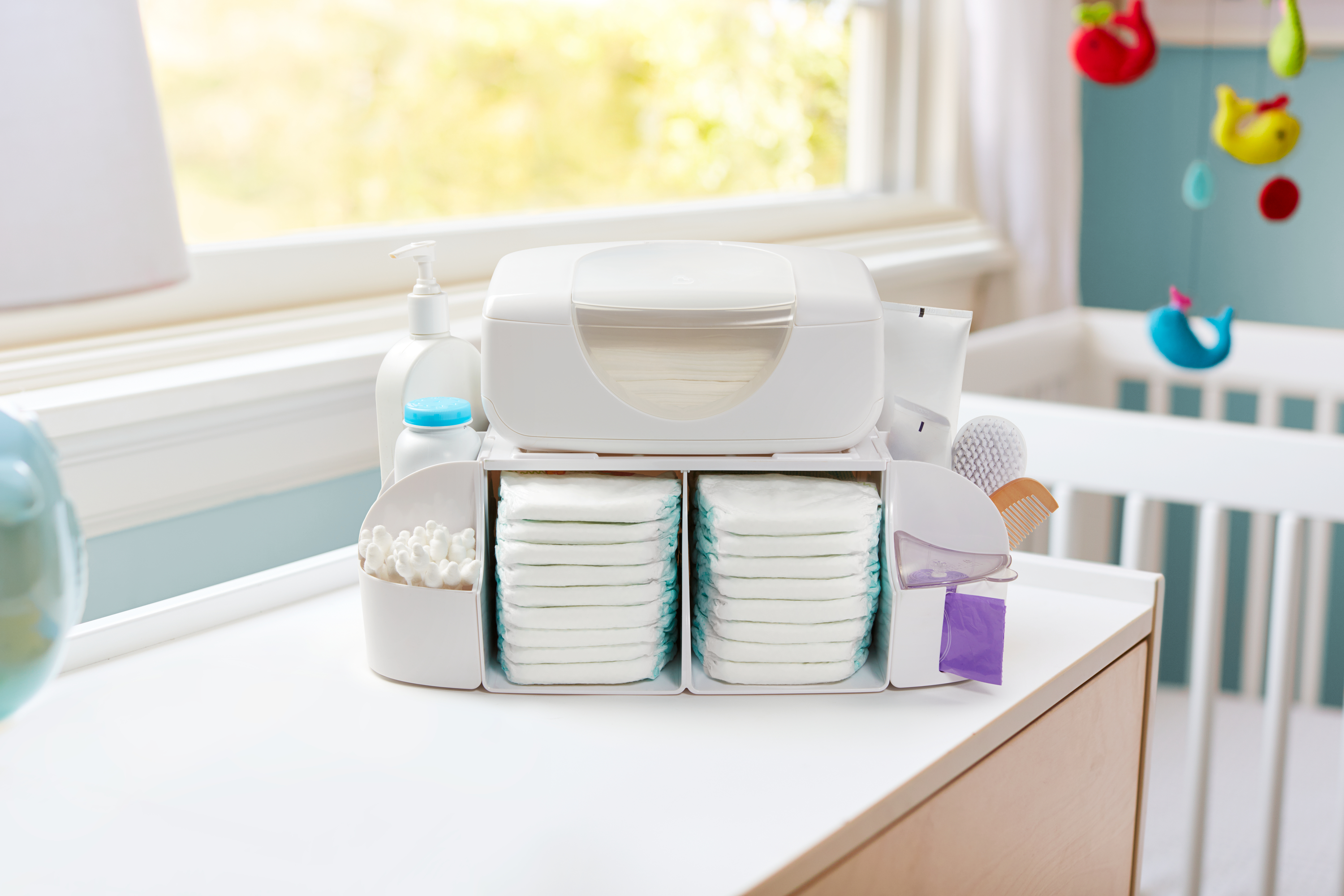 Munchkin Baby Diaper Organizer with Stacker photo 5