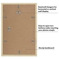 thumbnail image 4 of Americanflat 11x17 Picture Frame with Polished Plexiglass with 8x12 Mat 2 Pack Display Photo - Natural Oak, 4 of 8