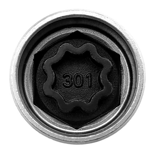 Replacement for Mercedes Benz Master Locking Wheel Nut Key 301 Anti-theft Screw Socket Wrench Tool