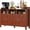 Cherry, variant on HAUXITIO 60" Farmhouse Buffet Cabinet with 4 Doors & Open Shelves,Kitchen Storage Sideboard for Dining Room & Living Room,Green