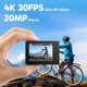 thumbnail image 2 of Cámara de acción AKASO Brave 4 4K 30 fps 20 MP resistente al agua 131 pies, 2 of 9