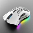 thumbnail image 3 of BM600 2.4GHz Recargable 1600DPI Ratón inalámbrico Gamer ajustable (Blanco) Likrtyny Para estrenar, 3 of 4