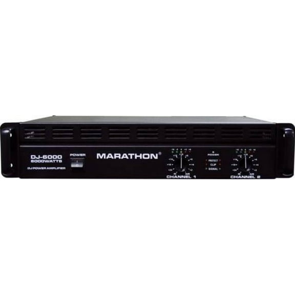 Marathon DJ-6000 Amplifier - 1800 W RMS - 2 Channel