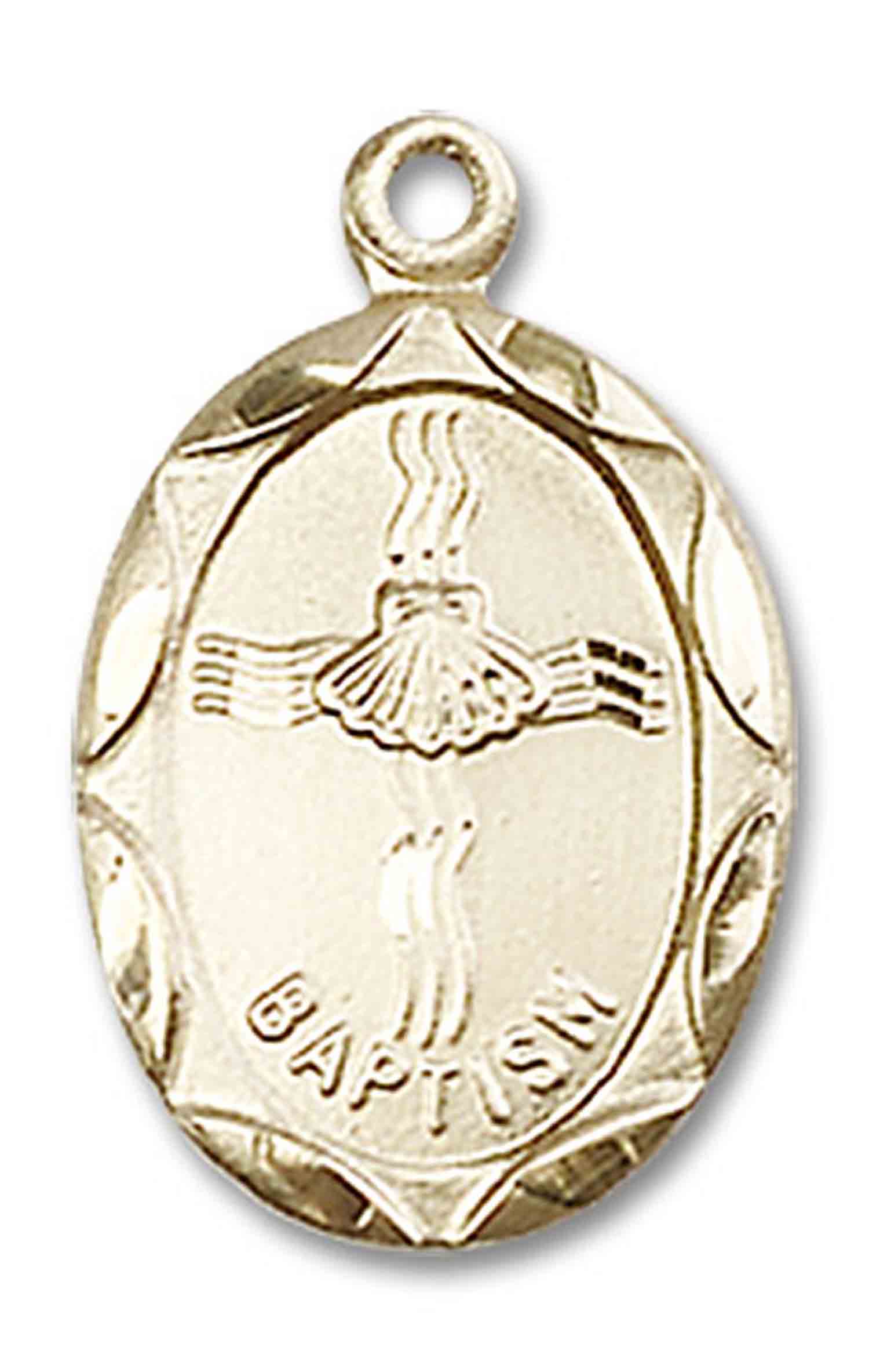 Bliss Manufacturing 14kt Gold Baptism Medal