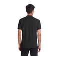thumbnail image 2 of MERCER+METTLE Unisex Stretch Pique Henley | Moisture Wicking Polo for Men & Women, Casual Lightweight Henley for Work - Deep Black XL, 2 of 4