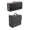 thumbnail image 3 of Portable Car Boot Bag Spacious Car Trunk Organizers Trunk Storage Box Felt Conveniently Carry Your Belongings Anywhere, 3 of 14