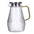 thumbnail image 4 of ADDHAT Pitcher Glass Easy to Clean 1Pc 4.52X4.52X8.06in, 4 of 8