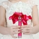 thumbnail image 3 of Qarigey Ramo De Novia Elegante Y Duradero - Para Novias Y Damas De Honor Ramo Para Novias Damas De Honor Ropa, zapatos y accesorios Miscelánea vino rojo, 3 of 6