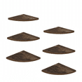 thumbnail image 7 of Wall Mount Floating Corner Shelf Set of 6, Minimalist Wood Shelves for Bedroom, Living Room, Bathroom, 7 of 7