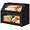 Black, variant on Large Bread Box,Bamboo Wood for Kitchen Counter, Corner Bread Box, Large Capacity Bread Storage Bin