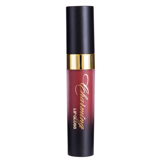 Lápiz labial líquido brillante, resistente al agua y de larga duración, de 12 colores, con gel limpiador (09)