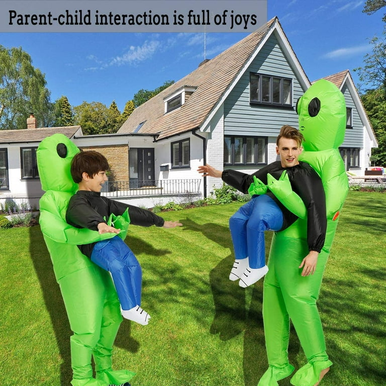 Green Rainbow Friends Costume Inflatable Suit Halloween Carnival Kids Child  Adult Girl Boy Women Men Cosplay Birthday Carnival