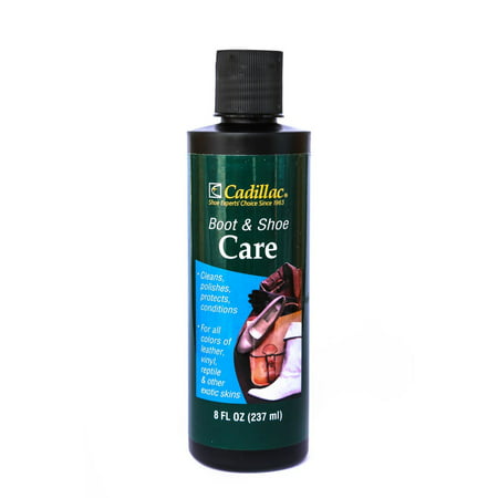 Cadillac Boot & Shoe Care Leather Conditioner Cleaner Protector 8 (Best Leather Shoes Cleaner)