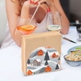 thumbnail image 3 of Yayeee Napkin Holder for Table Kitchen Paper Tissue Organization, Gray Snow Houses, 3 of 8