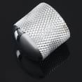 thumbnail image 4 of 20X Guitar Dome Control Knobs for Fender Tele Replacement, Silver, 4 of 7