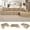 Camel, variant on KCGKCG 138" Cloud Sectional Couch with L Shape Chaise, Extra Large Frameless Corduroy Sofa, Higher 17.7" Seat Height, 32D Pure Foam, Modular Seating for Living Room, No Assembly