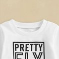 thumbnail image 7 of TOWED22 Infant Toddler Baby Boy Clothes 2-Piece Long Sleeve Sweatshirt Tops Pocket Joggers Pants Cartoon Graphic Fall Winter Outfits Clothing(White,6-12 M), 7 of 7