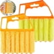 thumbnail image 5 of Cepillo para persianas: lavable y fácil de usar (naranja), salida de aire acondicionado portátil, cepillo de limpieza, clip de limpieza de cortinas extraíble, 5 of 5
