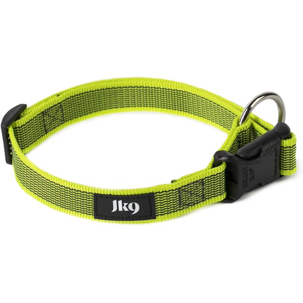 , Collar Color & Grey con asa, cierre de seguridad y logo, 40 mm (38-53 cm), Negro-Gris Zhivalor XDCW-38-9