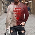thumbnail image 1 of Blusas y camisas de manga larga con cuello redondo para hombre, moda informal, estampado, deportivas, de manga larga, cuello redondo, blusas, camisas para hombre, blusa de poliéster, 1 of 5