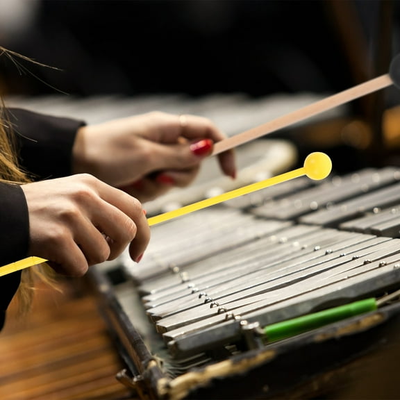 SOPOTUTU Set of 10 Plastic Drum Mallets for Xylophone, Glockenspiel, and Various Percussion Instruments