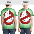 thumbnail image 3 of Ghostbusters Logo Youth Unisex T-Shirt Crewneck Short Sleeve Double-Sided Print Tee Shirts Top For Boys Girls Kid Teen Large, 3 of 6