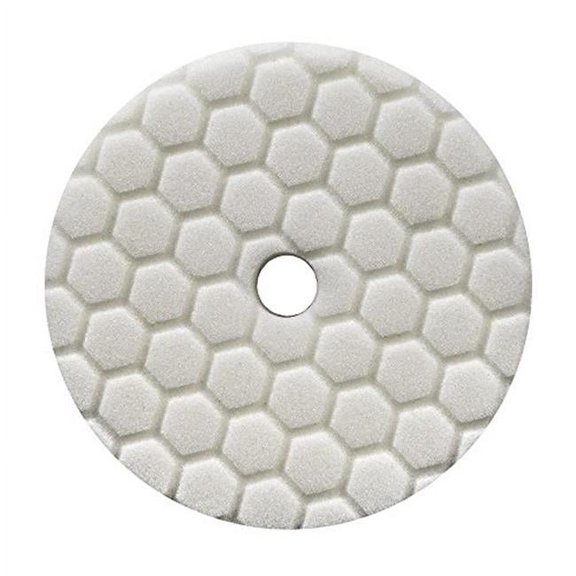 Chemical Guy UFX114HEX5 5.5 in. White Hex-Logic Quantum Buffing Pad