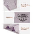 thumbnail image 4 of INNERSY Culottes pour Femmes en Coton Respirant, Bikini, Lot de 6 (m, Clair), 4 of 7