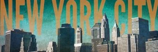 Ny City Blue Canvas