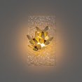 thumbnail image 3 of FSLiving Acrylic Wall Lighting Fixtures with Cream Beautiful Butterfies, Battery Operated Wall Sconces with Remote, Dimmable Nightstand Lamp for Visitor Room Bedroom Entrance - 1 Pack, 3 of 8