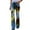Q, variant on JDEFEG Casual Pants for Women Stretch Women's Long Multiple Choice Printed Casual Loose Pants Comfortable Micro Flared Pants 70S Bell Bottoms Women Q Size M