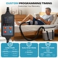 thumbnail image 3 of Cold Therapy Machine for Knee, Waist, Leg & Full Body – Ice System with Universal Pad, Timer & Temp Control, 10H Ice Retention, 15Qt Cooler, Quiet Pump for Bedrest, 3 of 7