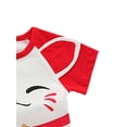 thumbnail image 4 of WIBACKER 0-24M Newborn Baby Girls Boys Cotton Summer Short 3D Jumpsuit Infant Baby Cartoon Short Sleeve Romper, 4 of 6