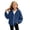 00-Navy56, variant on WOYY Toddler Girls Zip Up Hoodie Casual Solid Loose Fleece Hooded Sweatshirt Jacket